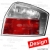9EL 008 330-801 - Audi A4 (8E2, 8E5, B6) 11/00-> Фонарь задний красный/бриллиант, комплект